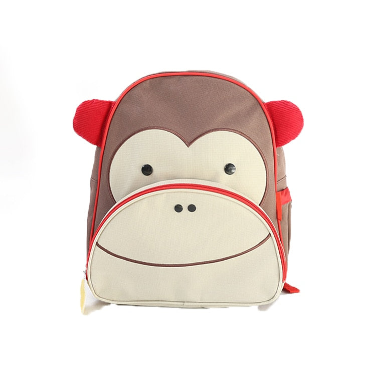 Animal Prints Children cartoon animals Backpack Girl Boys Backpack Toddler Kids School Bag Kindergarten Cartoon school backpack