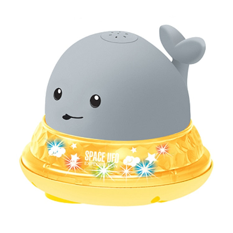 Baby Bath Toys Spray Water Shower Bathing Toys for Kids Electric Dophin Whale Bath Ball with Light Music LED Light Toys Gift