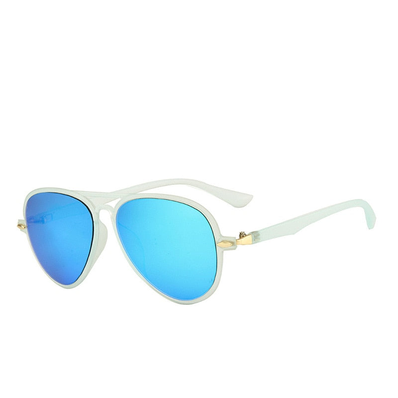iboode Cute Goggles Kids Candy Color Sunglasses Boys Girls Ultralight Children Sunglasses UV400 Oculos De Sol Feminino
