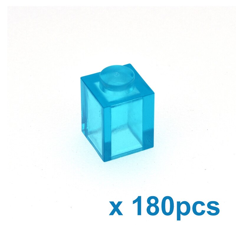 DIY Building Blocks Thick Transparent Figures Bricks Educational Creative Toys for Children Gifts Size Compatible With Brand