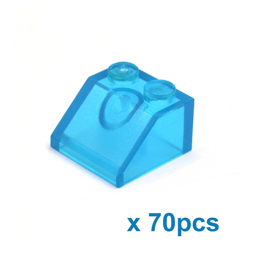 DIY Building Blocks Thick Transparent Figures Bricks Educational Creative Toys for Children Gifts Size Compatible With Brand