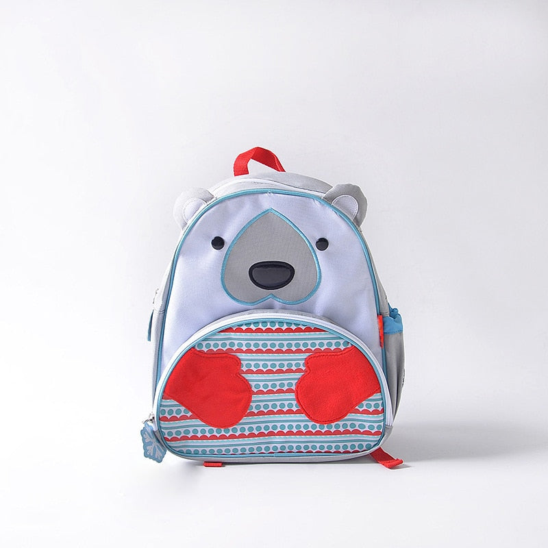 Animal Prints Children cartoon animals Backpack Girl Boys Backpack Toddler Kids School Bag Kindergarten Cartoon school backpack