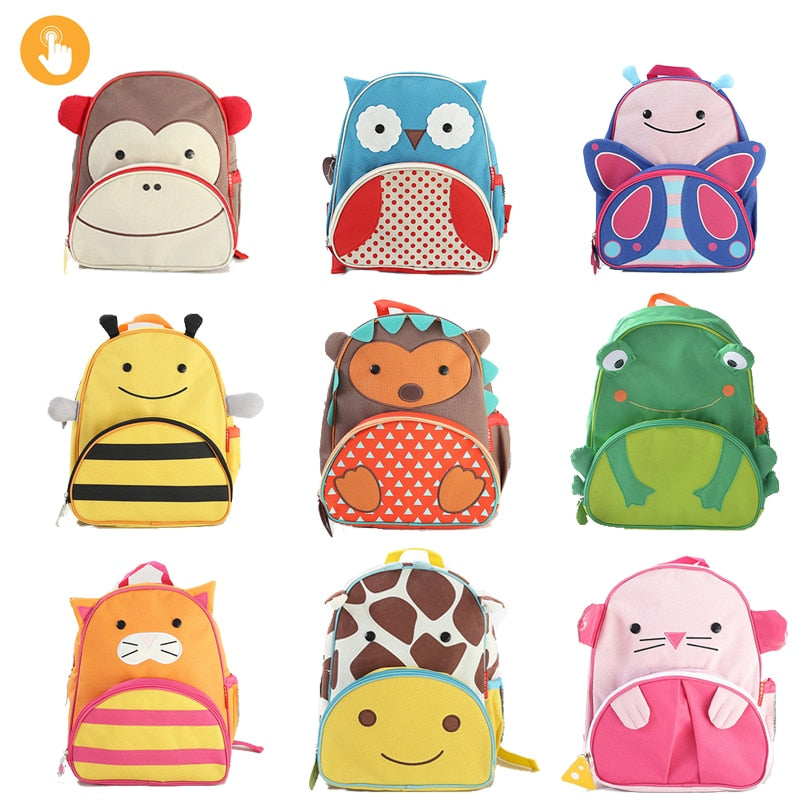 animal backpack for kids Animal Prints Children cartoon animals Backpack Girl Boys Backpack Tod – Klassy Kids