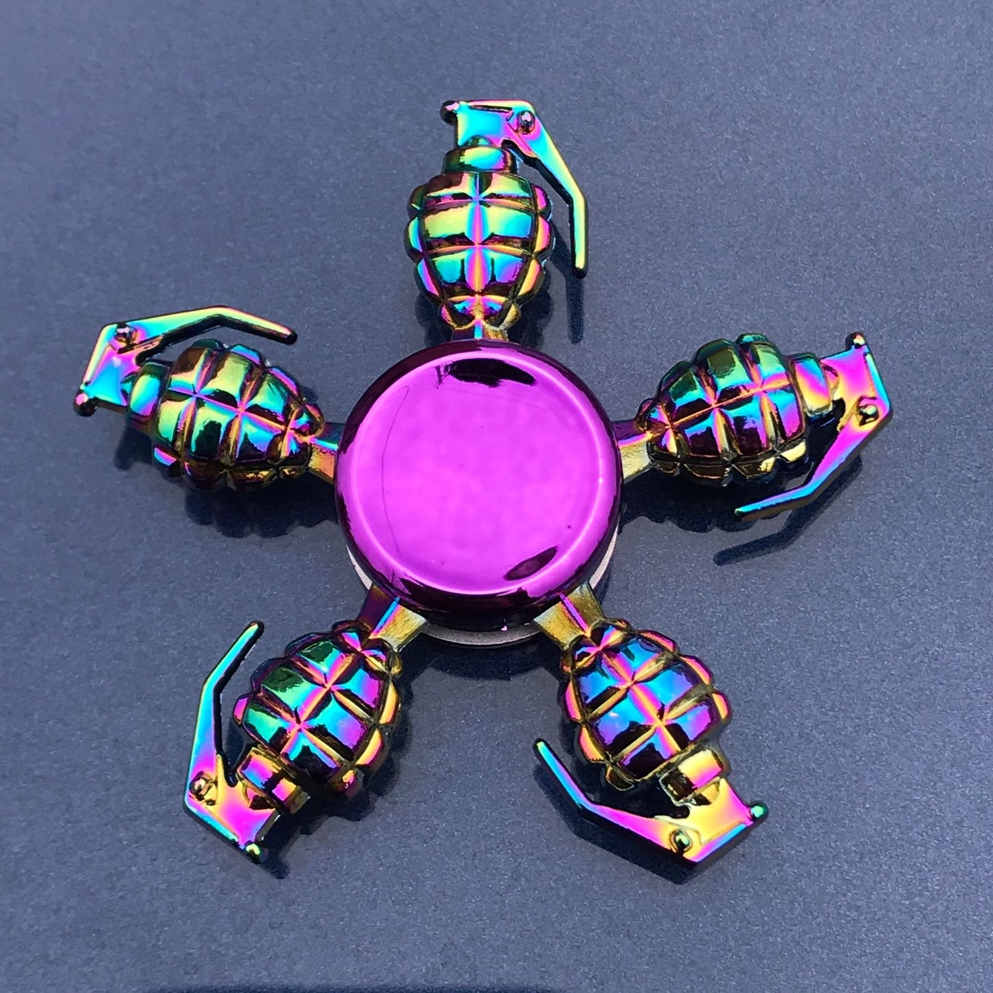 Hand Spinner Office Man Round Gyro Anxiety Relief Stress EDC Focus Finger Toys for Children Spinners