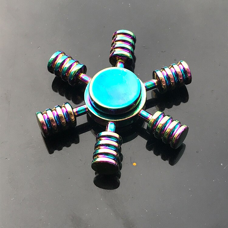 Hand Spinner Office Man Round Gyro Anxiety Relief Stress EDC Focus Finger Toys for Children Spinners