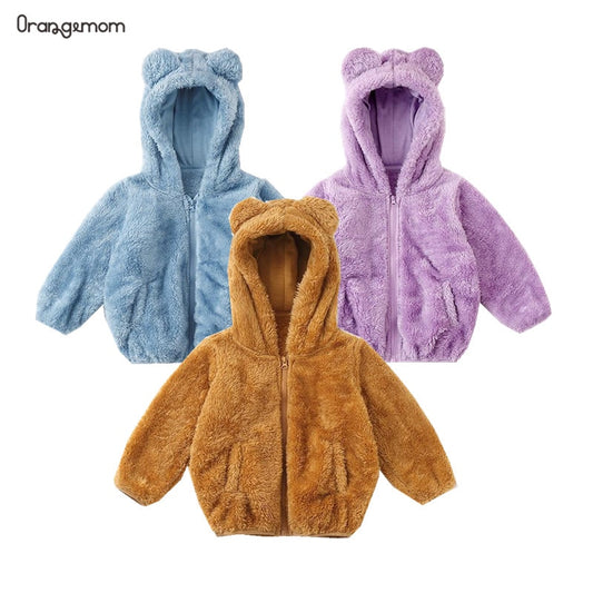 Orangemom spring baby Coat Hooded Jacket For Baby Girl boys clothing , Newborn Baby Girl Jacket cotton infant Baby Boy Clothes